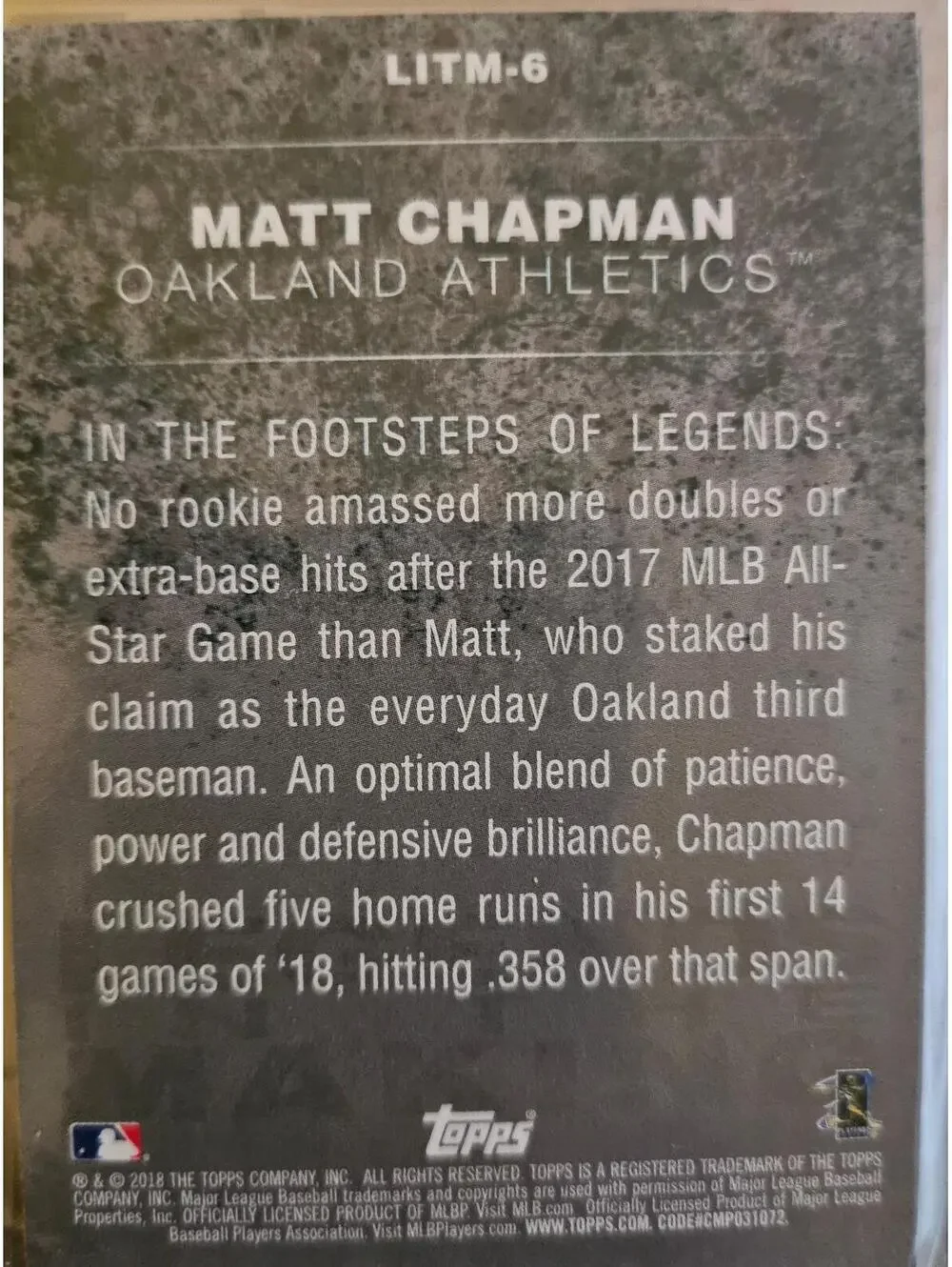 Topps 2018 update